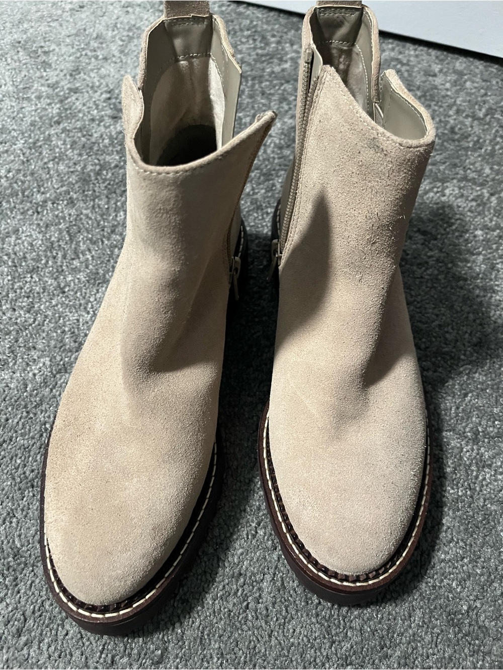 Nordstrom beige booties